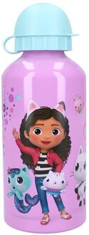 Vadobag Drinkfles Gabby's Dollhouse alu 500ml roze