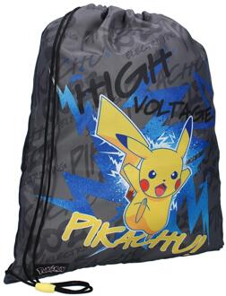 Vadobag Gymtas Pokémon Pikachu 44x36x1cm zwart