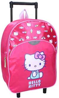 Vadobag Hello Kitty Trolley Backpack Follow The Rainbow 33 cm