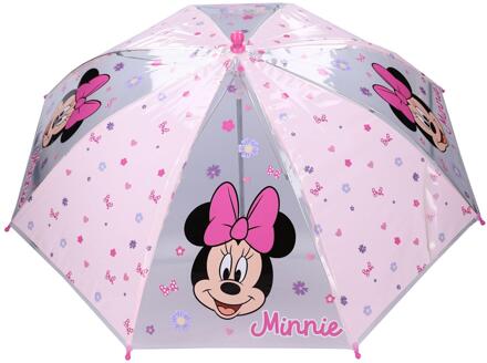 Vadobag Paraplu Minnie Mouse Rainy Days roze