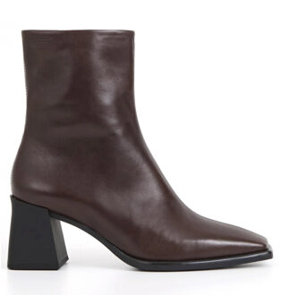 Vagabond Hedda enkellaarzen chocolate enkellaars met hak dames Bruin - 40