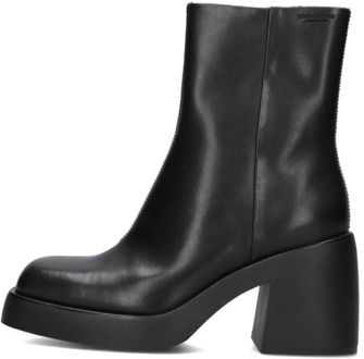 Vagabond Shoemakers Zwarte Leren Enkellaars Brooke Vagabond Shoemakers , Black , Dames - 42 Eu,41 EU