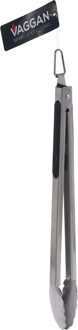 VAGGAN Barbecue tang - 40 cm - RVS - met sluitsysteem - vleestang - BBQ benodigdheden