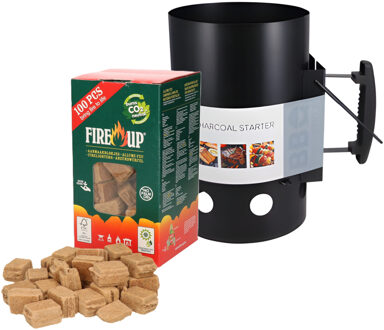 VAGGAN BBQ set - aanmaakblokjes 100x - houtskoolstarter - bbq starten