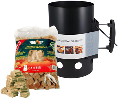 VAGGAN BBQ set - aanmaakblokjes 192x - houtskoolstarter - bbq starten