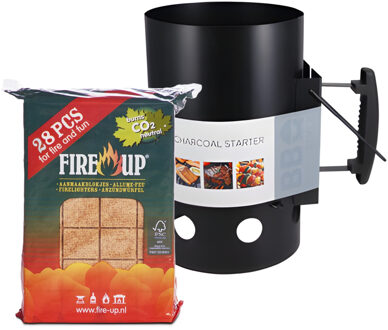 VAGGAN BBQ set - aanmaakblokjes 28x - houtskoolstarter - bbq starten