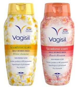 Vagisil Scentsitive Scents Daily Intimate Wash Peach Blossom - 354ml