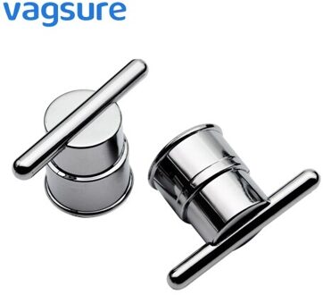 Vagsure 2 stks/partij 7.4cm Plastic Electroplated Leuke Douche Badkamer Glazen Schuifdeur Knop Handvatten Kabinet Accessoires