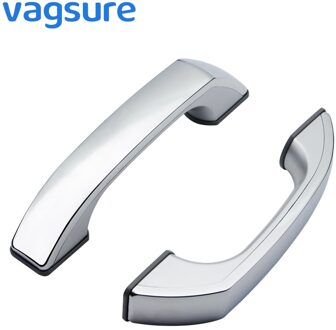 Vagsure 2 stks/partij ABS Plastic Electroplated Dubbele Gaten Grote Douche Glas Deurknop Handvatten Voor Meubels Cabine Accessoires