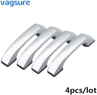 Vagsure 4 stks/partij ABS Plastic Electroplated Grote Glijdende Douche Bad Deurknop Handvatten Voor Meubels Kabinet Accessoires