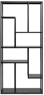 Vakkenkast Stan - - 188x85x35 Cm - Metaal - Zwart