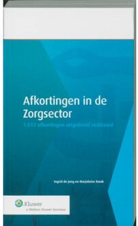 Vakmedianet Afkortingen in de Zorgsector - Boek Ingrid de Jong (9013066518)