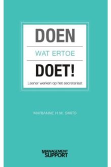 Vakmedianet Doen wat ertoe doet - Boek Marianne H.M. Smits (9462153914)