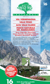 Val Vermenagna - Valle Pesio - Alta Valle Ellero 1 : 25 000