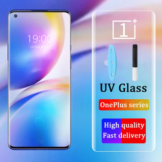 VALAM OnePlus 8 Pro UV Glass Screen Protector Liquid Full Glue Tempered Glass For OnePlus 8 Pro Screen Protector