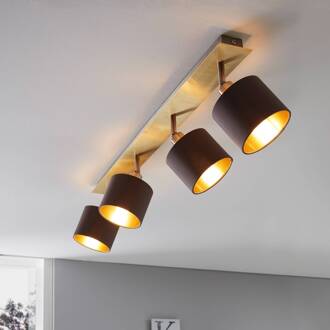 Valbiano Spot - E14 - 78 cm - Koper/Nikkel/Cappucino/Goud Bruin, Goud, Koper