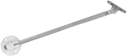 Valdeurscharnier Met Rem - Vernikkeld Staal - 250 Mm - 2 Stuks