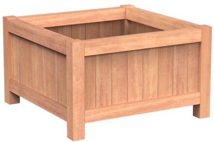 Valencia 100x100x60 cm houten bloembak