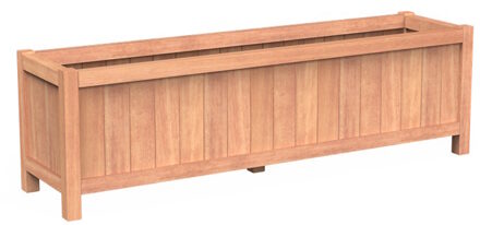 Valencia 200x50x60 cm houten bloembak