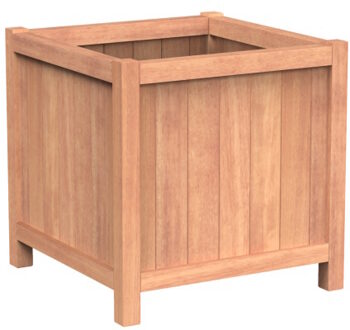 Valencia 80x80x80 cm houten bloembak