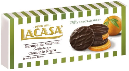 Valencia orange flavored with black Chocolate