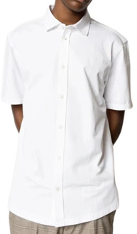 Valencia Stretch Overhemd - Korte Mouw Clean Cut , White , Heren - Xl,L,M,S