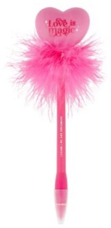 valentijn balpen met licht - hart