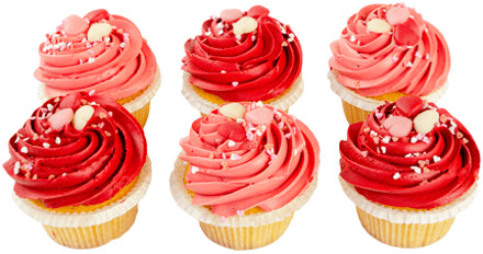 Valentijn cupcakes