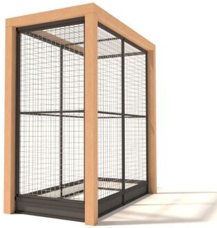 Valentijn - Kattenren - Aluminium - Antraciet - 103x190x202 cm