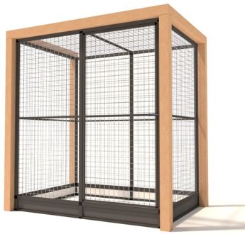 Valentijn - Kattenren - Aluminium - Antraciet - 193x135x202 cm