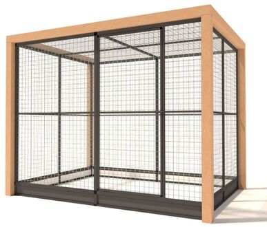 Valentijn - Kattenren - Aluminium - Antraciet - 260x190x202 cm