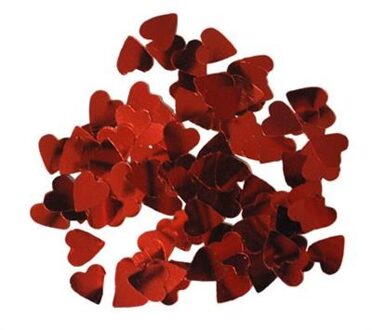 Valentijn Tafeldeco Hartjes 25gr Rood - Zalm