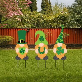 Valentijnsdag St. Patricks Day Party Yard Borden Stakes Huwelijksverjaardag Ornamenten Voor Valentijnsdag Party Leuke Yaerd teken 2