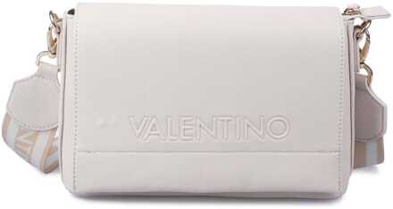 Valentino Accessoires Valentino Noodles Flap Tas in Beige Crème