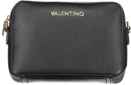 Valentino Alexia Camera Tas Zwart Leer Look Valentino by Mario Valentino , Black , Dames - ONE Size