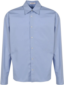 Valentino Blauwe overhemden Valentino , Blue , Heren - Xl,L,M