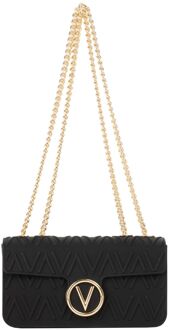 Valentino Bubble Flap Bag nero damestas Zwart - H 12 x B 22 x D 7 cm