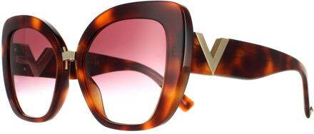 Valentino Cat Eye Dameslicht Havana Purple Gradiënt VA4057 Bruin - One Size