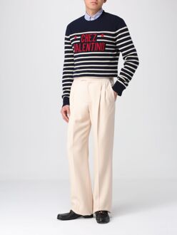 Valentino Chez Valentino Gestreepte Trui Navy