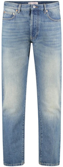 Valentino Denim Jeans Valentino , Blue , Heren - W32,W34,W33