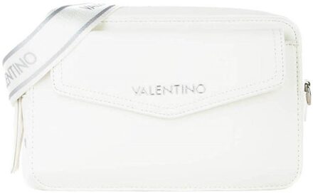 Valentino Hudson Re Camera Bag bianco Damestas Wit - H 15.5 x B 24 x D 8