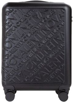 Valentino Mars Small-Size Carry On Suitcase nero hardcase koffer Zwart - H 54 x B 38 x D 20 cm