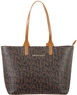 Valentino Regina Re Shopping moro/naturale schoudertas dames Multicolor - H 28 x B 34 x D 13 cm