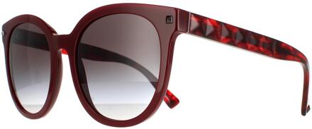 Valentino ronde dames bordeaux grijze gradiënt VA4083 - maat Rood