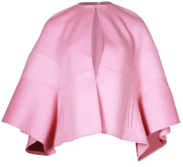 Valentino Roze wollen capejas Valentino , Pink , Dames - 2XS