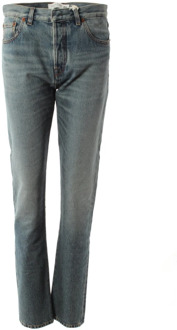 Valentino Slim Fit Jeans met Studs - Blauw Valentino , Blue , Heren - W31,W30