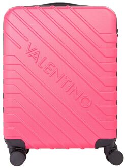 Valentino Starlight Small-Size Carry On Suitcase fuxia hardcase koffer Roze - H 54 x B 39 x D 21 cm