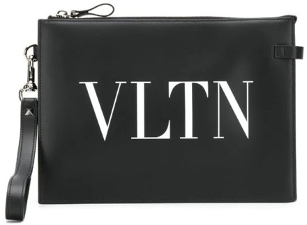 Valentino Stijlvolle Clutch Tasvoor Dagelijks Gebruik Valentino , Black , Heren - ONE Size