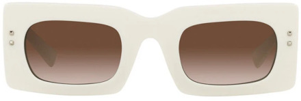 Valentino Sunglasses Valentino , White , Dames - 49 MM