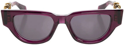 Valentino Sungles met het logo Valentino , Purple , Dames - ONE Size